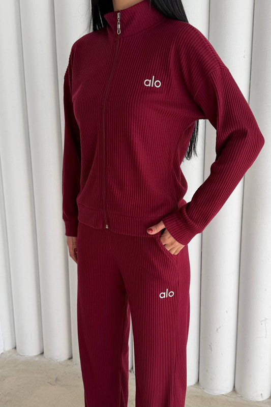 Mevsimlik Bordo Fit Takım